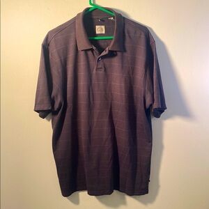 Geoffrey Beene Black Polo Shirt Casual Cotton Blend